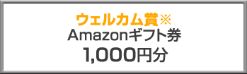 特別賞 Amazonギフト券1,000円分