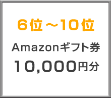 6〜10位 Amazonギフト券20,000円分